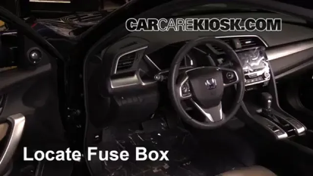 2017 Honda Civic LX 1.5L 4 Cyl. Turbo Coupe Fuse (Interior) Replace